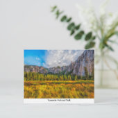 Yosemite National Park Post Card Briefkaart (Staand voorkant)