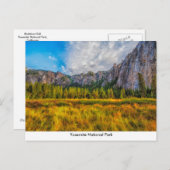 Yosemite National Park Post Card Briefkaart (Voorkant / Achterkant)