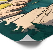 Yosemite National Park Poster (Hoek)