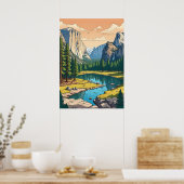 Yosemite National Park Poster (Keuken)
