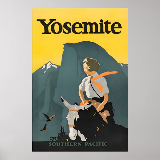 Yosemite National Park Poster Maurice Logan Kunst (Voorkant)