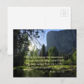 Yosemite National Park Psalm Briefkaart (Voorkant / Achterkant)