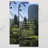 Yosemite National Park Psalm Flat Kaart (Voorkant / Achterkant)