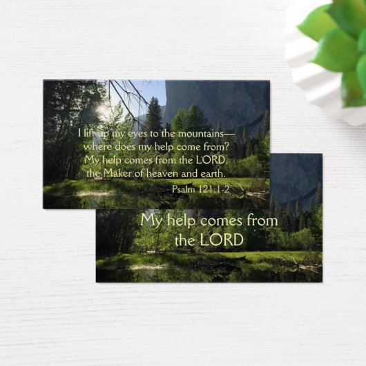 Yosemite National Park Psalm Wallet Kaart (Bureau)