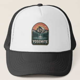 Yosemite National Park Retro Badge Trucker Pet