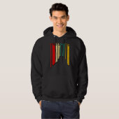 Yosemite National Park Retro  Mountain Hiki Hoodie (Voorkant volledig)