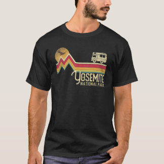Yosemite National Park Retro Style  Califor T-shirt