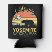Yosemite National Park Retro Sunset Mountain Blikjeskoeler (Voorkant)