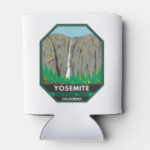 Yosemite National Park Ribbon Herfsten Californië Blikjeskoeler (Achterkant)