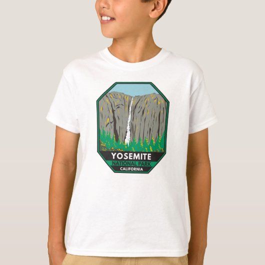 Yosemite National Park Ribbon Herfsten Californië T-shirt (Voorkant)