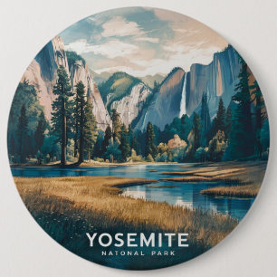 Yosemite National Park Ronde Button 6,0 Cm