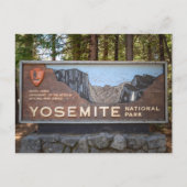 Yosemite National Park – Rustic Travel Photography Briefkaart (Voorkant)