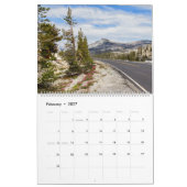 Yosemite National Park Schilderachtig Uitzichten Kalender (Feb 2027)