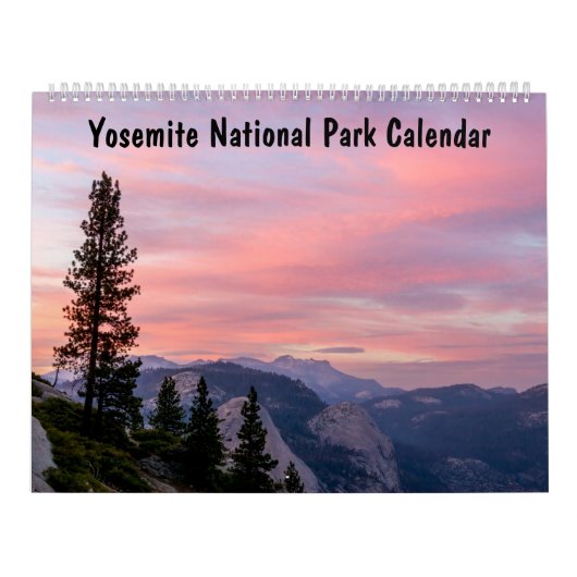 Yosemite National Park Schilderachtig Uitzichten Kalender (Hoes)