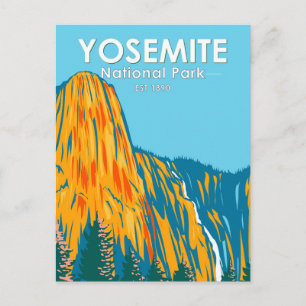 Yosemite National Park Sentinel Herfst California Briefkaart