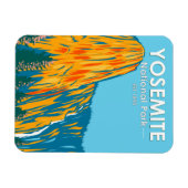 Yosemite National Park Sentinel Herfst California Magneet (Horizontaal)