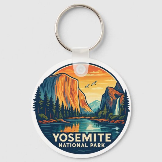 Yosemite National Park  Sleutelhanger (Achterkant)