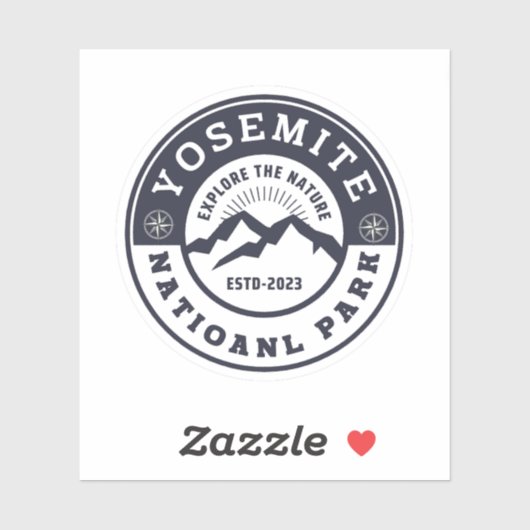 Yosemite National Park Sticker (Vel)