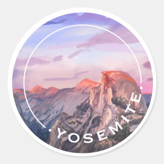 Yosemite National Park Sticker (Voorkant)