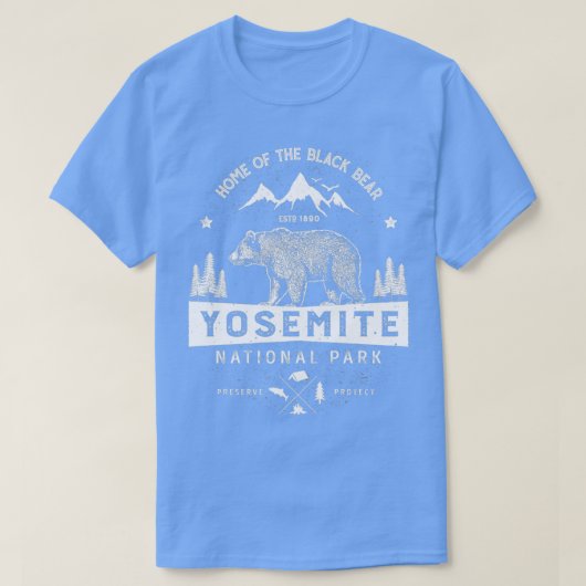 Yosemite National Park T California Beer G T-shirt (Design voorkant)