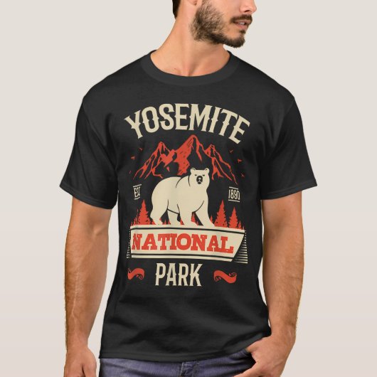Yosemite National Park T-shirt (Voorkant)