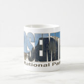 Yosemite National Park Text met Half Dome Koffiemok (Center)