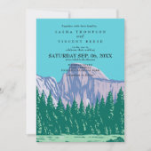 Yosemite National Park Uitnodiging voor bruiloft R (Voorkant)