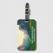 Yosemite National Park Valley Half Dome Bagagelabel (Voorkant (verticaal))