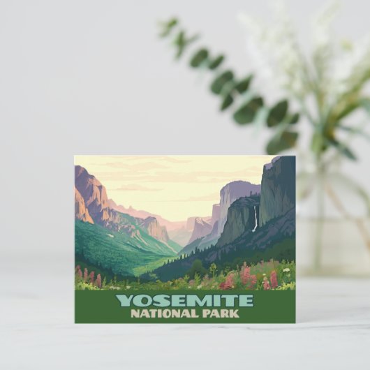 Yosemite National Park Valley Half Dome Briefkaart (Staand voorkant)