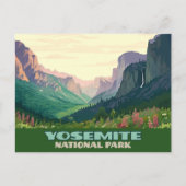 Yosemite National Park Valley Half Dome Briefkaart (Voorkant)