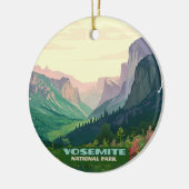 Yosemite National Park Valley Half Dome Keramisch Ornament (Links)