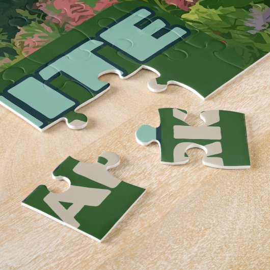 Yosemite National Park Valley Half Dome Legpuzzel (Zijkant)