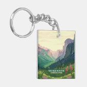 Yosemite National Park Valley Half Dome Sleutelhanger (Voorkant Links)