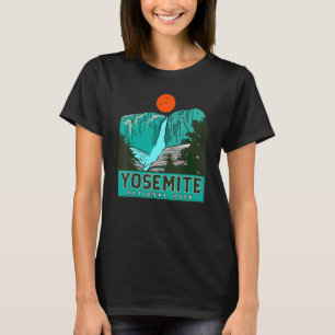 Yosemite National Park Valley WPA stijl vintage T-shirt