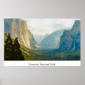 Yosemite National Park Verschillend Uitzicht Poster (Voorkant)