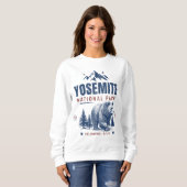 Yosemite National Park Vintage Bear Sweatshirt (Voorkant volledig)