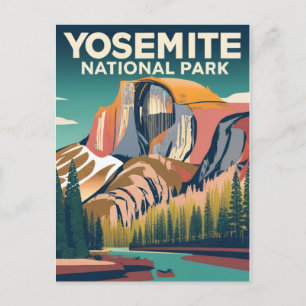 Yosemite National Park Vintage Briefkaart