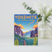 Yosemite National Park Vintage Briefkaart (Staand voorkant)