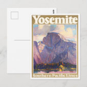 Yosemite National Park vintage-briefkaart Briefkaart (Voorkant / Achterkant)