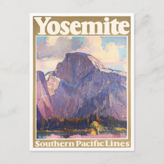 Yosemite National Park vintage-briefkaart Briefkaart (Voorkant)
