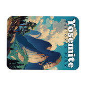 Yosemite National Park Vintage Magneet (Horizontaal)