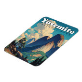 Yosemite National Park Vintage Magneet (Linkerzijde)