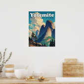 Yosemite National Park Vintage Poster (Keuken)