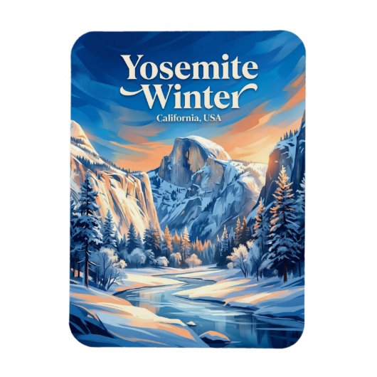 Yosemite National Park VS Magneet (Verticaal)