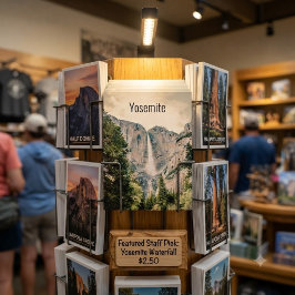 Yosemite National Park Waterval Prentbriefkaart Briefkaart
