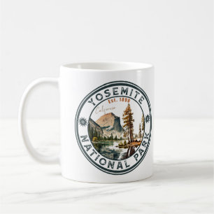 Yosemite National Park waterverf Halve koepel Zons Koffiemok