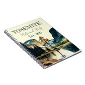 Yosemite National Park waterverf Halve koepel Zons Notitieboek (Rechterzijde)