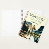 Yosemite National Park waterverf Halve koepel Zons Planner (Display)