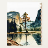 Yosemite National Park waterverf Halve koepel Zons Planner (Achterkant)