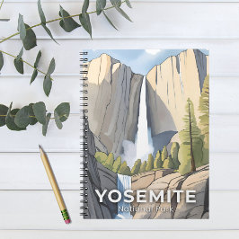 Yosemite National Park | Waterverf reizen Notitieboek